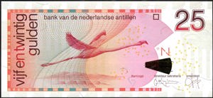Netherlands Antilles, B226a, PLNA20.2a, P29a, 25 Gulden 1998