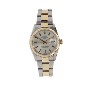 ROLEX, Oyster Perpetual, Date, Ref: 1505, 34 mm, Automatic, Men's, 18k Yellow gold and stainless steel