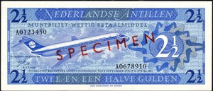 Netherlands Antilles, B103as, PLNA18.2.sa, PA21s, 2½ Gulden 1970, SPECIMEN