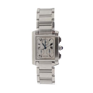 CARTIER, Tank Française, Ref. 2303, men's/unisex, Stainless steel