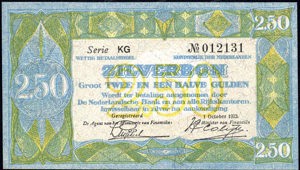 Netherlands, PL13c, P19a, 2½ Gulden, 1 october 1923, Luijsterberg/Colijn